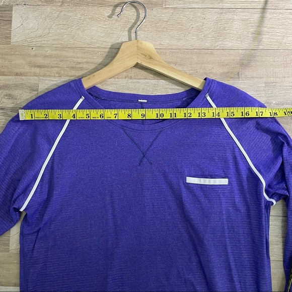 Lululemon | Purple Striped Long Sleeve - Picture 8 of 8
